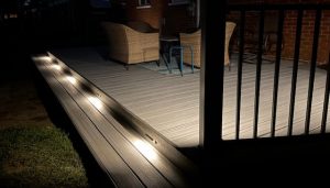 deck stair lighting