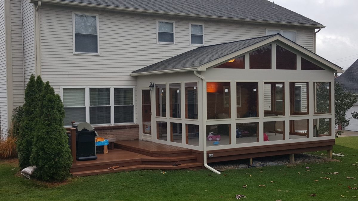 Custom enclosures screened in porches, pergolas & 3 season room