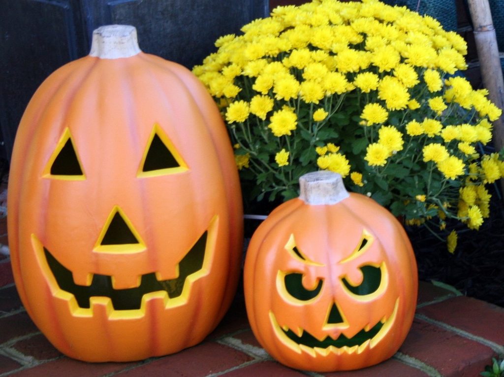 Be creative adding Halloween decorations to your deck